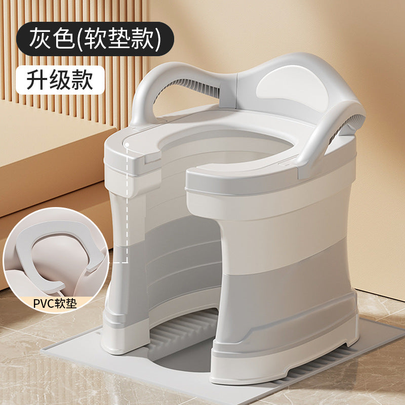 蹲便改坐便椅孕妇坐便器蹲厕凳子蹲坑神器家用老人厕所移动马桶