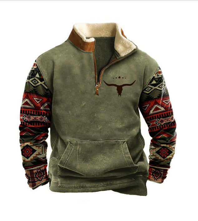 Spring Men's Long Sleeve Hoodie 3 d Casual Fashion Trendy