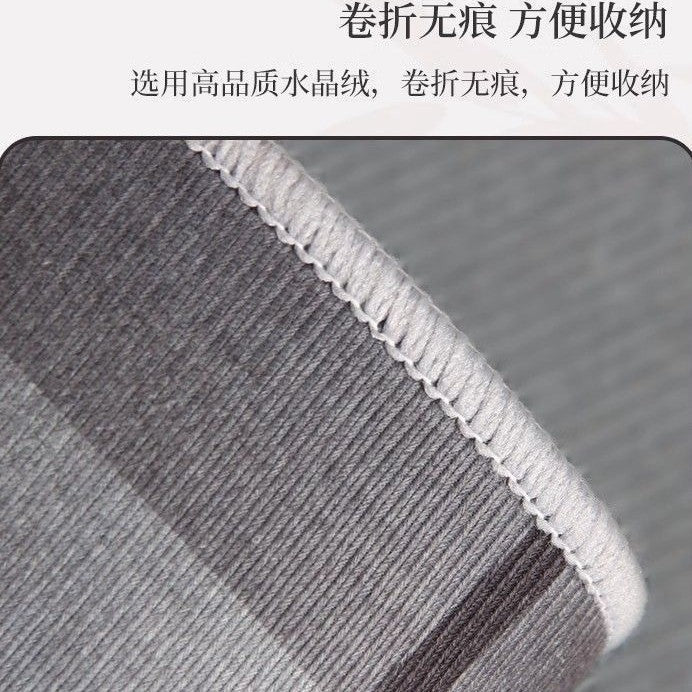 跨境亚马逊美式水晶绒地垫玄关进门脚踏垫家用除尘蹭土入户门地垫