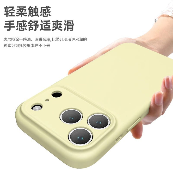 For iPhone17 Pro Max Liquid Silicone Phone CaseiPhone16 AI Shockproof