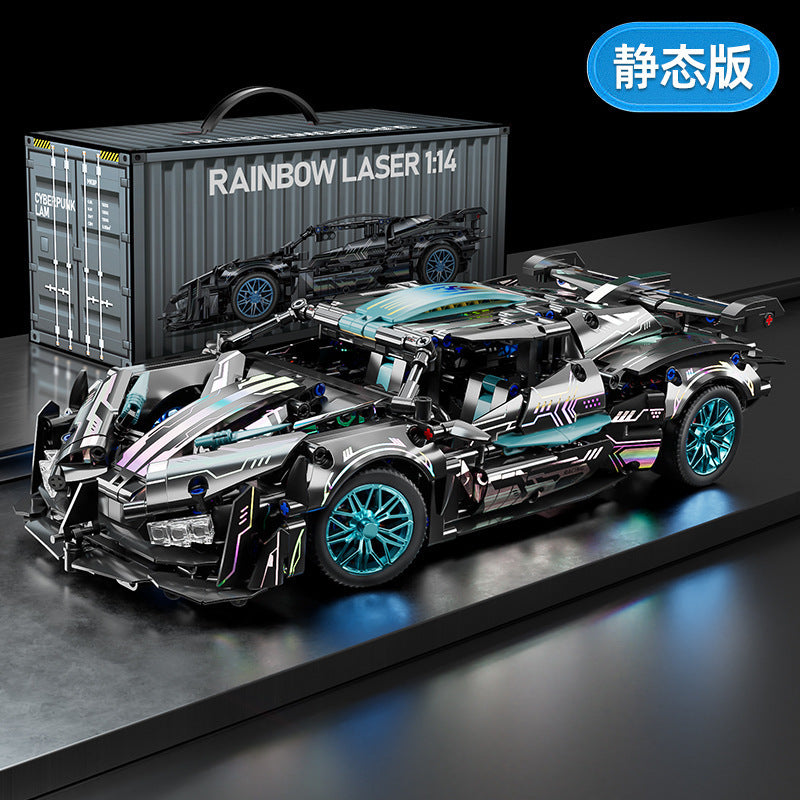 Apollo Sports Car Building Blocks Set – High-Difficulty Drift Racing Car Model Assembly Toy