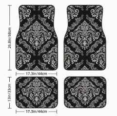 Vintage Car Foot Mat Carpet 4 Piece Set Stain Resistant Floor Mat TEMUFoot Mat Wholesale