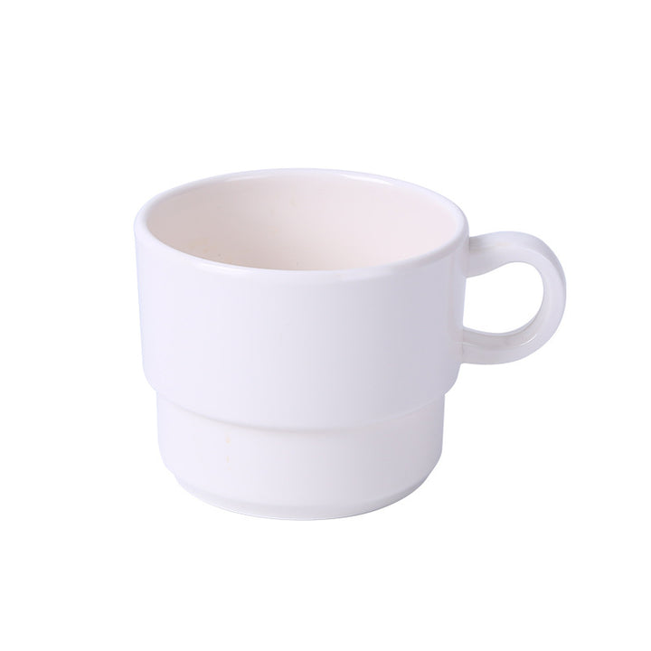 五和密胺欧式咖啡杯套装简约马克杯酒店叠叠杯餐厅茶杯杯子批发