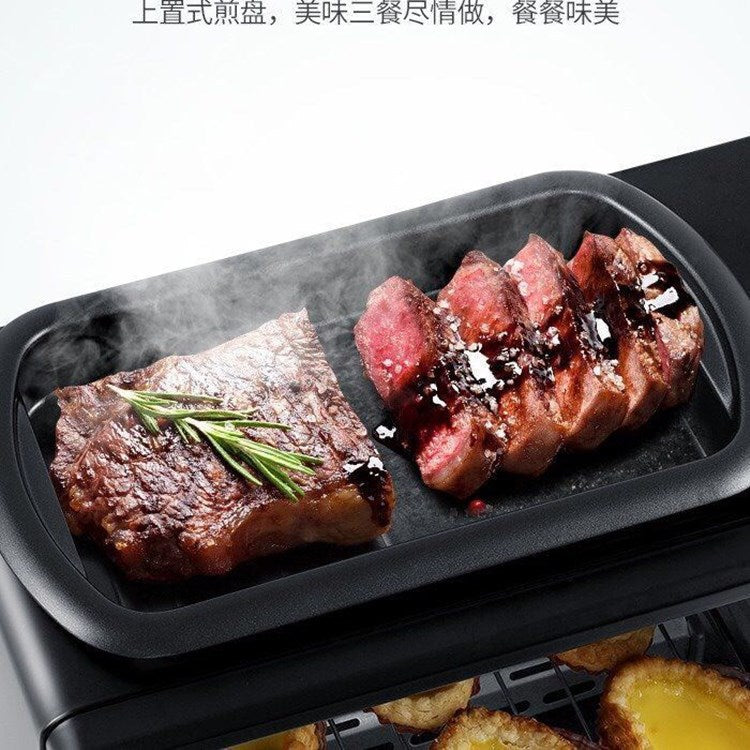 跨境三合一多功能家用美规110V220V早餐机多士炉迷你烤箱外贸批发