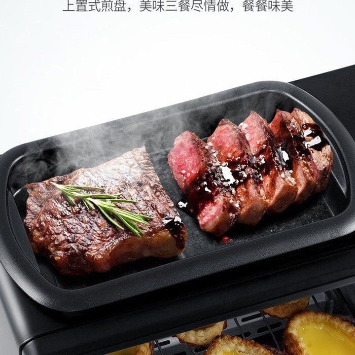 跨境三合一多功能家用美规110V220V早餐机多士炉迷你烤箱外贸批发