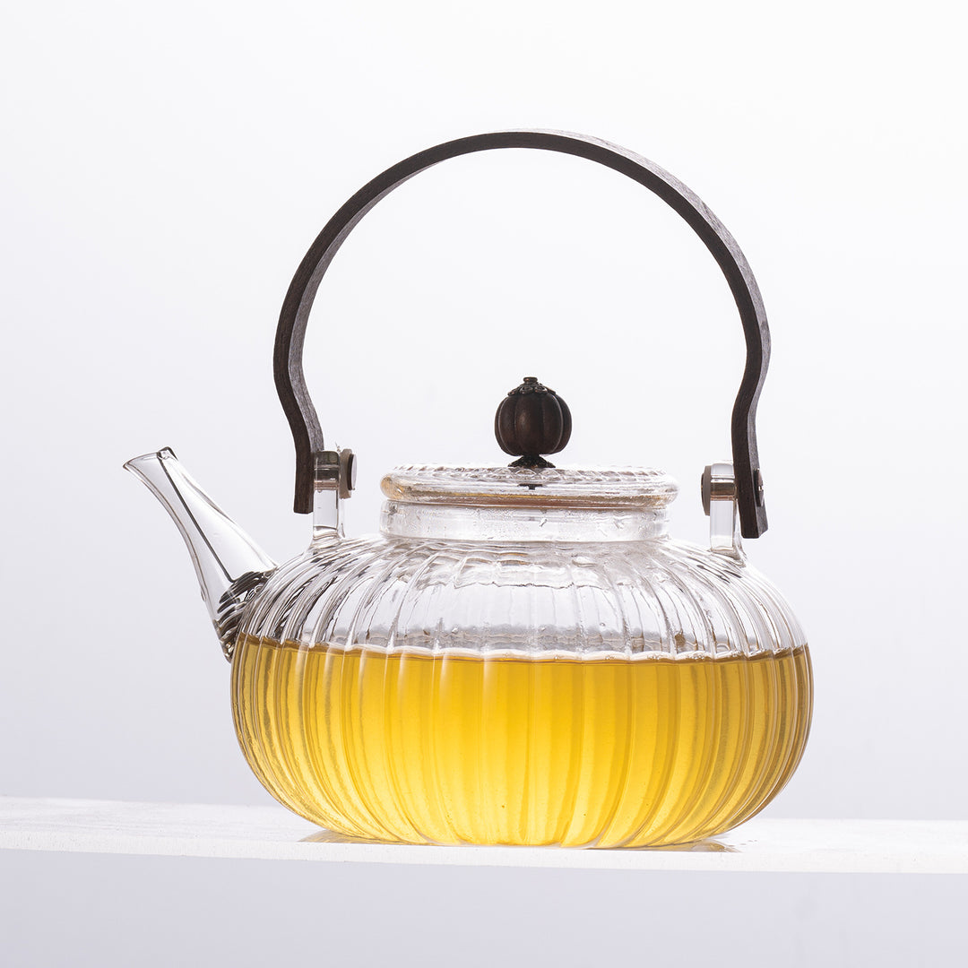 水果茶壶茶杯耐热玻璃花茶壶套装蜡烛加热下午茶休闲厅美容院茶具