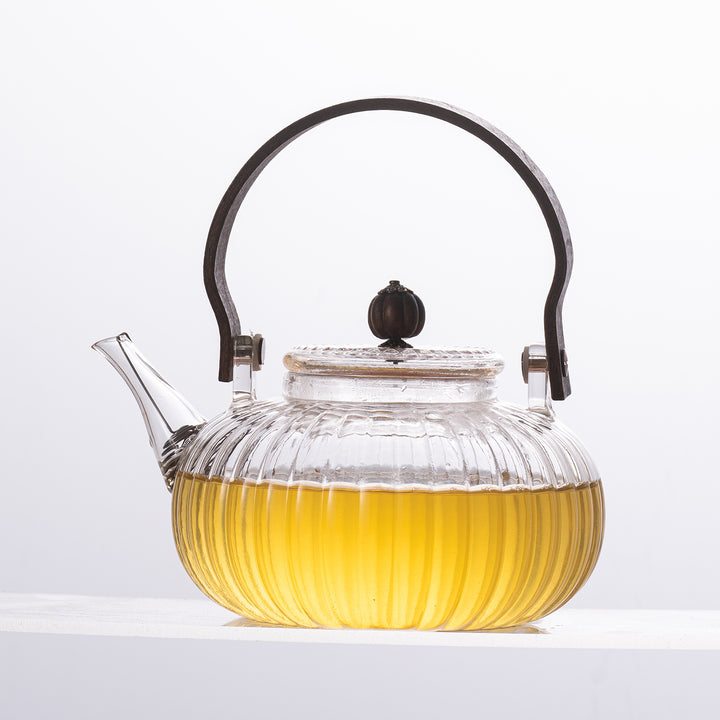 水果茶壶茶杯耐热玻璃花茶壶套装蜡烛加热下午茶休闲厅美容院茶具