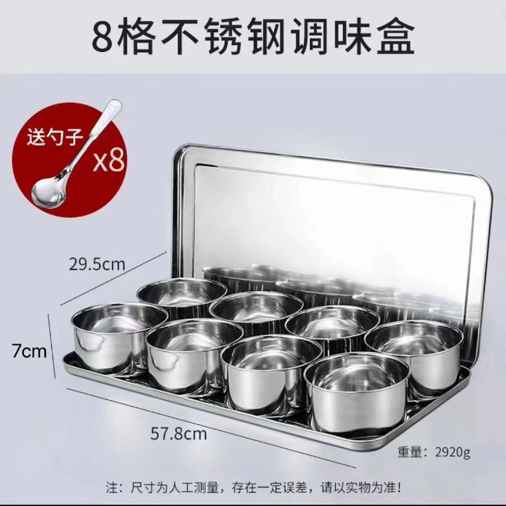 冰粉配料盒小料盒调料盒水果捞展示商用凉粉专用摆摊网红全套盒子