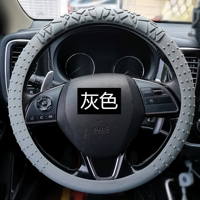 Non Slip Silicone Steering Wheel Cover Car DUniversal Sun Protection Thickened Grip Cover