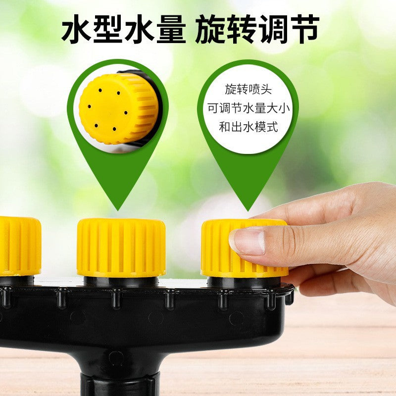 厂家直销多头喷洒多孔喷淋头浇菜花园浇花水管喷水洒水喷雾器喷头