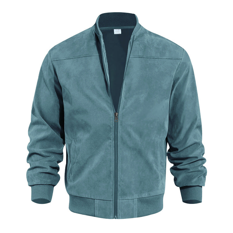 Men Casual Vintage Long Sleeve Cardigan Jacket Men