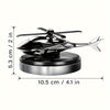 Solar Plane Car Air Freshener – Cute Airplane Aromatherapy Dashboard Ornament