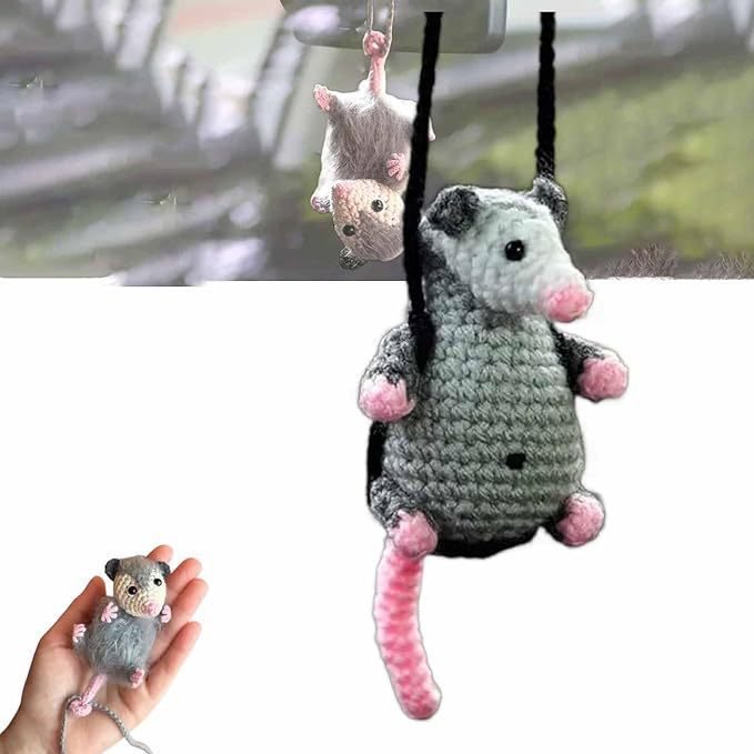 现货 Possum Car Hanging Ornament 新款负鼠汽车吊饰后视镜配件