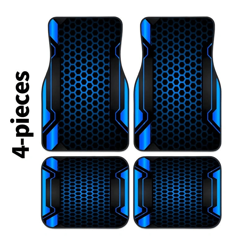 temu Car Foot Mat 4 Piece Set Home Stain Resistant Floor Mat Entryway Entryway Door Mat