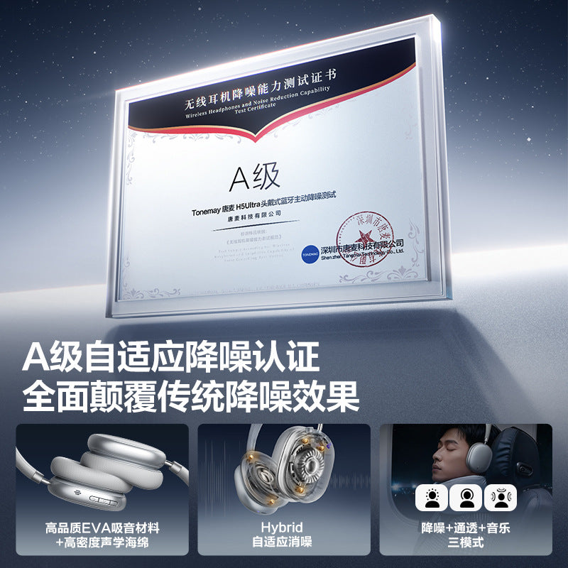 华强北2026新款P9 max头戴式蓝牙耳机无线物理降噪超长续航高音质