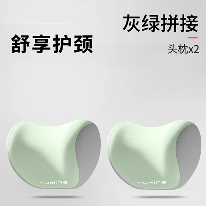 批发汽车头枕腰靠记忆棉四季通用舒适护腰护颈车用护腰神器坐垫