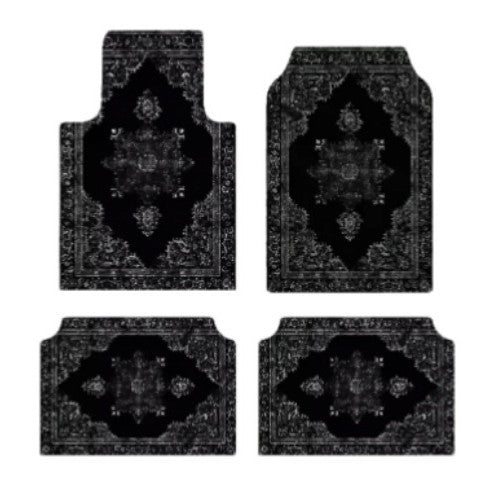 TEMUVintage Car Stain Resistant Durable Foot Mat 4 Piece Set Wholesale