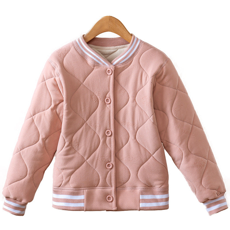 儿童保暖裤小棉袄冬季套装校服神器男女童棉服棉裤中大童冬装棉衣