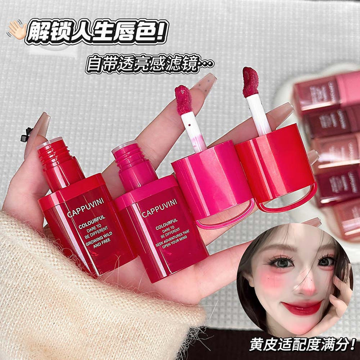 CAPPUVINI蜜润锁色水光唇釉 水润清透镜面嘟嘟唇显白不挑皮化妆品