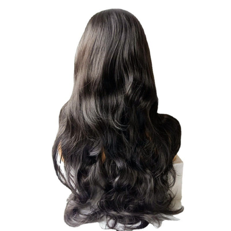 速卖通欧美假发女中分长发大波浪hair时尚化纤长卷发wigs假发头套