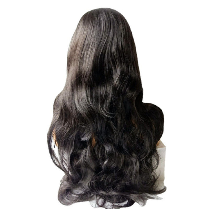 速卖通欧美假发女中分长发大波浪hair时尚化纤长卷发wigs假发头套