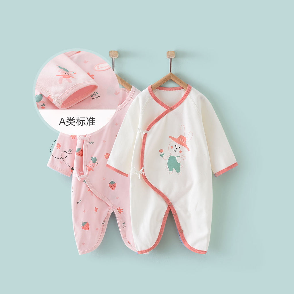 童泰童装秋冬装批发衣拉拉连体衣婴儿连体衣爬服纯棉宝宝新生儿