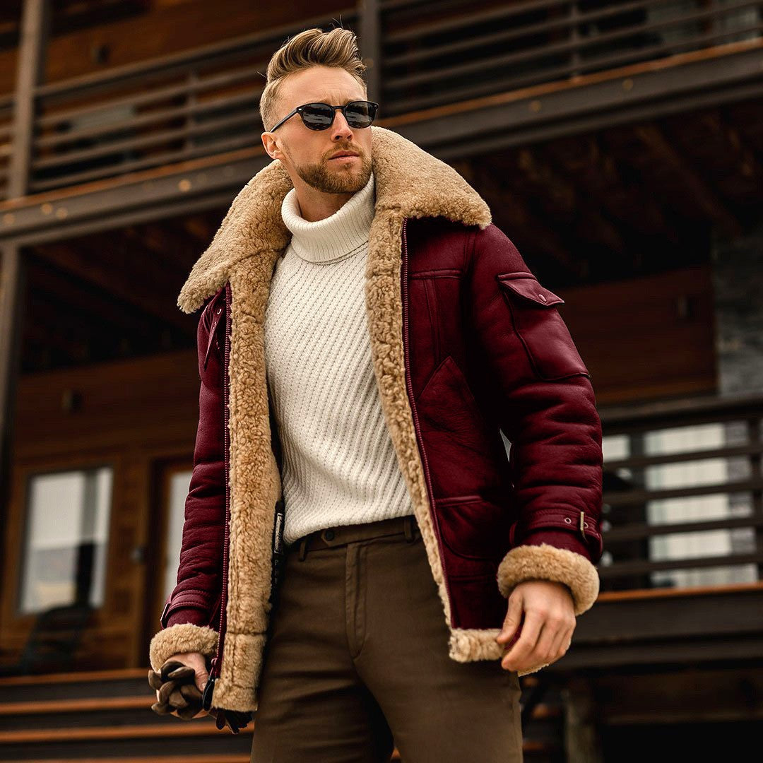 Men Jacket Winter Plus Size Thickened Export Large Men