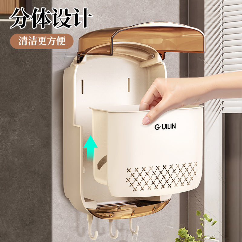 新款筷子收纳盒壁挂式家用筷子筒厨房快子勺子置物架高档筷篓筷笼