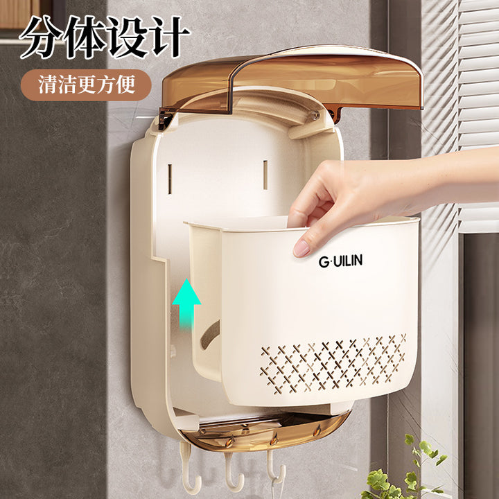 新款筷子收纳盒壁挂式家用筷子筒厨房快子勺子置物架高档筷篓筷笼