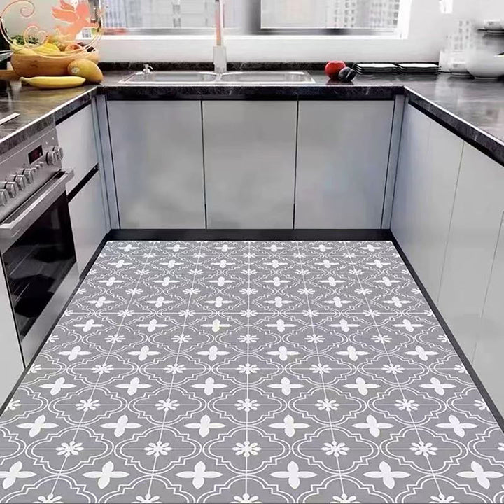 Leather Floor Mat Kitchen Waterproof Floor Mat Home