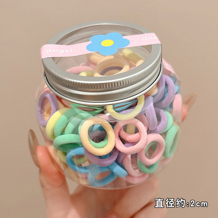 彩色皮筋不伤发高弹力耐用发绳扎头发发圈女儿童宝宝头饰头绳皮套