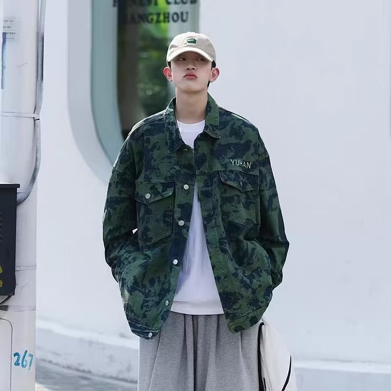 Jacket Men Korean Style Trendy Versatile Casual
