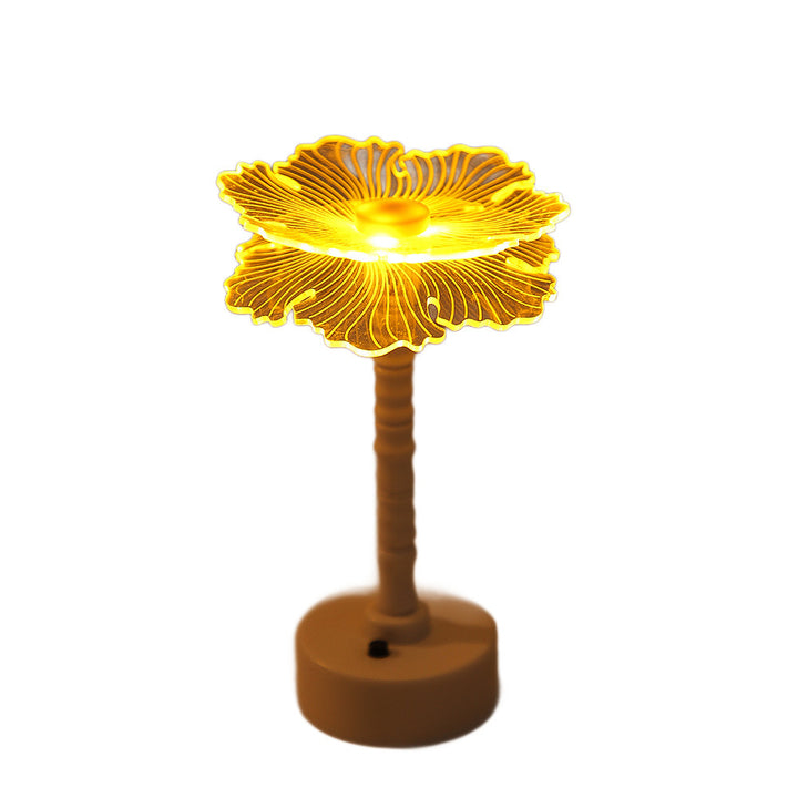 LED Acrylic Atmosphere Night Lamp – Creative Luxury Bedroom Bedside Desk Decoration Light