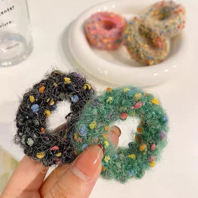 耐用发绳皮套胶圈黑色发圈扎头发皮筋女扎头头绳女生橡皮筋高弹力