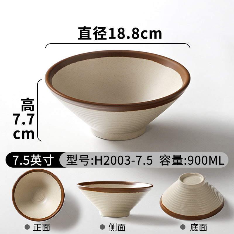 祥源美密胺创意复古餐具商用餐厅饭店火锅店盘子菜盘仿瓷塑料面碗