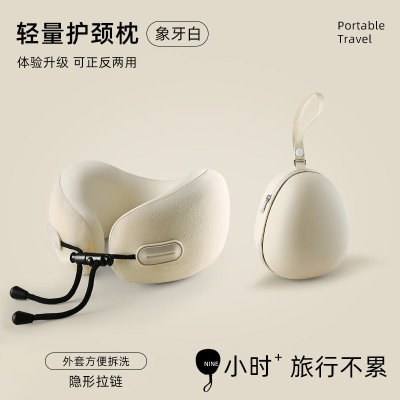Memory Foam U Storage U Neck Pillow Travel Travel Neck Pillow