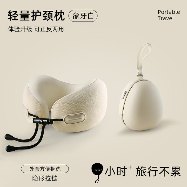 Memory Foam U Storage U Neck Pillow Travel Travel Neck Pillow