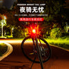 跨境自行车尾灯电池款LED警示灯夜骑灯自行车尾灯山地车骑行尾灯