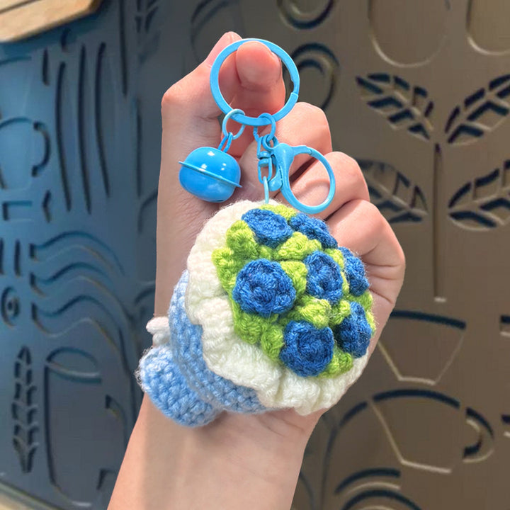 Rose Keychain Hanging Decor Gift
