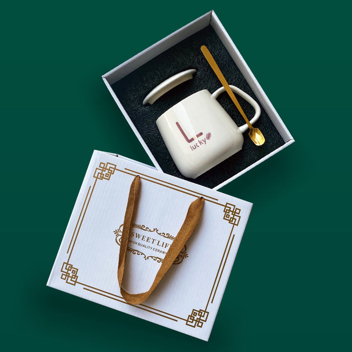 新年55度恒温杯礼盒套装暖暖陶瓷杯马克杯印制LOGO开业活动年会礼