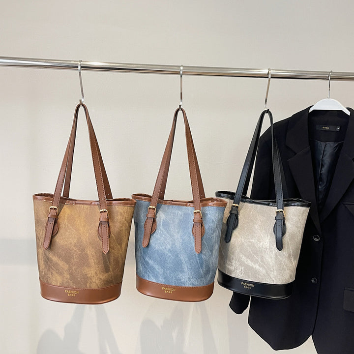 Winter Vintage Underarm New Fashion Trendy Versatile Large Capacity Tote Bag Shoulder Bag