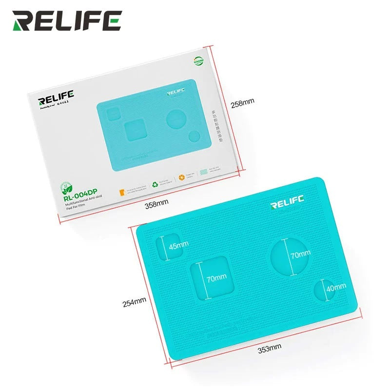 Phone Screen Protector Silicone Pad – Anti-Slip Mat & Nano Tape for Screen Film Application