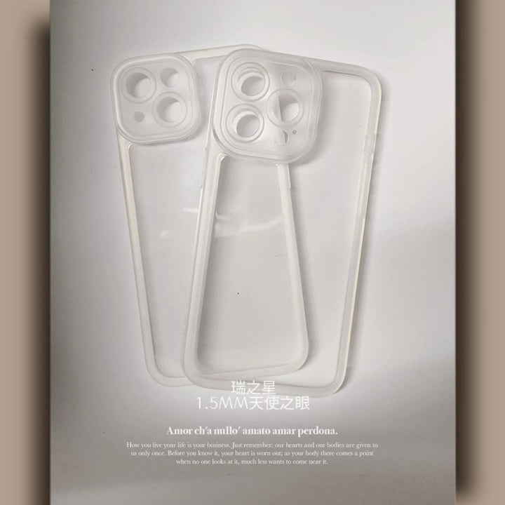 For iPhone 17 Phone Case 4-Corner Airbag ShockproofiPhone16 promax Clear Protective Case TPUSoft Case
