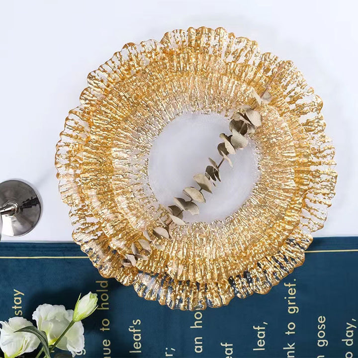 Glass Plate Minimalist Plate Creative Set Plate