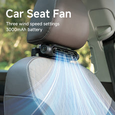 2026 Creative Car Seat Fan – High Wind USB Car Fan for Dashboard & Seat