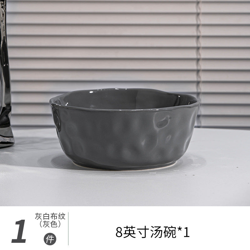 釉下彩碗碟套装家用北欧ins风碗盘碗具碗筷2026新款高级感简约餐