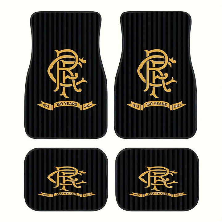 TEMUVintage Nordic Car Foot Mat Carpet 4 Piece Set Stain Resistant Floor Mat TEMUFoot Mat Wholesale