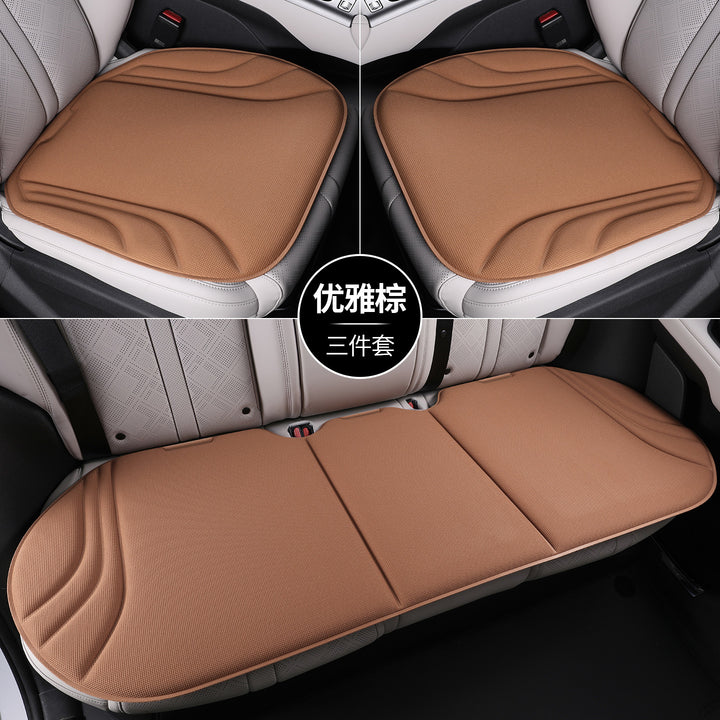 New Universal Car Seat Cushion Non Slip Thin Seat Cushion Premium Feel Breathable