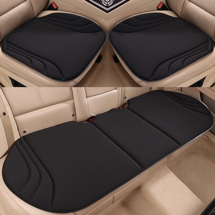 Seaweed Fiber Latex Car Seat Cushion 3-Piece Set – Breathable Anti-Slip Universal Car Seat Pad