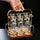 Wooden Baijiu Wine Cup Rack – Premium Home Bar Liquor Dispenser Stand